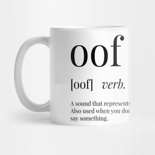 Oof Definition Mug